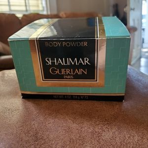 Vintage Shalimar Guerlain Paris Body Powder
